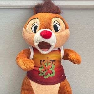 DISNEY Aulani Resort Spa Hawaii DALE PLUSH Chipmunk Toy Doll 9" Stuffed Animal